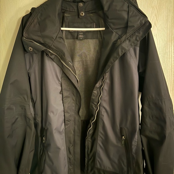 North End black and gray ski/anorak style jacket, women's size large, great cond - Picture 6 of 12